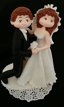 Image result for Wedding Cake Toppers Bride and Groom