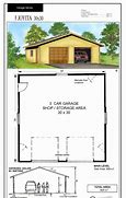 Image result for 30X20 Garage Plans