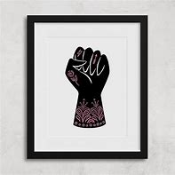 Image result for Black Power Fist Art