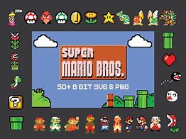 Image result for 8-Bit Mario SVG