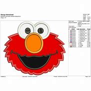 Image result for Elmo Applique Design