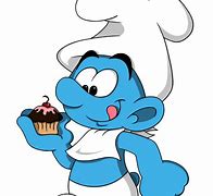 Image result for Greedy Smurf Cartoon