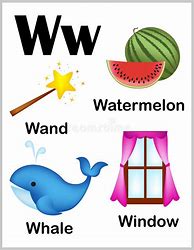 Image result for Words That End with W