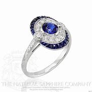 Image result for Art Deco Sapphire Engagement Rings