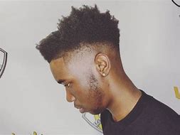 Image result for Drop Fade Black Men Long Hair