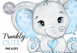 Image result for Baby Boy Blue Elephant Clip Art