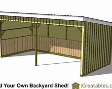 Image result for 12X24 Run in Shed Plans