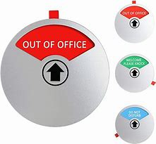 Image result for Office Out Sign for Door