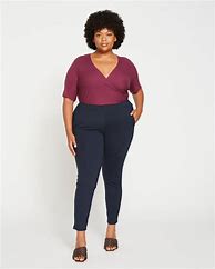 Image result for Navy Ponte Pants