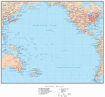 Image result for Pacific Ocean Map USA