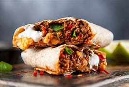 Image result for Picture of Girl Eat a Delicious Burrito