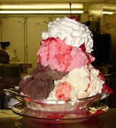 Image result for Giant Ice Cream Sundae