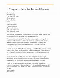 Image result for Resignation Letter Examples Free