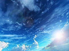 Image result for Anime Vertical Blue Sky