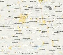 Image result for Map of Bardstown KY Streets