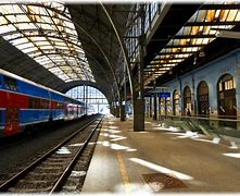 Image result for Prague Train Station Faciad