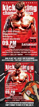 Image result for Kickboxing Flyer