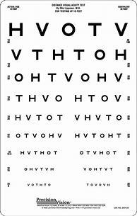 Image result for Printable Eye Chart Vision Test