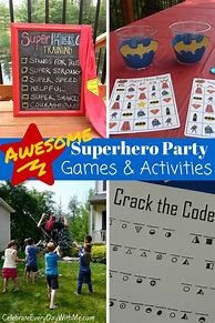 Image result for Superhero Party Games