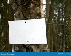 Image result for No Tree Sign