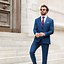 Image result for Slim Fit Blue Suit