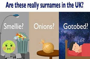 Image result for Unusual Surnames