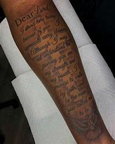 Image result for Bible Verse Forearm Tattoos