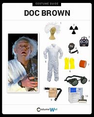 Image result for Doc Brown Costume Adult