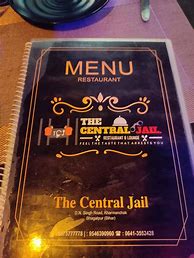 Image result for Central Jails Cafe Menu