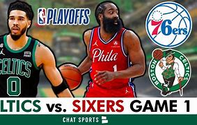 Image result for Celtics vs 76Ers