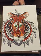 Image result for Zentangle Tiger