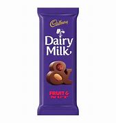 Image result for 80 Grams Fruit and Nut Cadbury