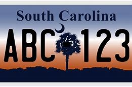 Image result for South Carolina License Plate with Wolf