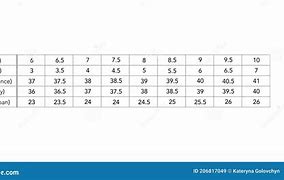 Image result for Sizing Chart Cm