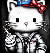 Image result for Hello Kitty as a Gangster