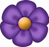 Image result for Purple Flower Clip Art No Background