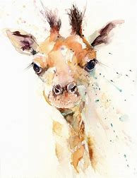 Image result for Baby Giraffe Art