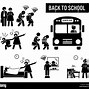 Image result for School Clip Art Black and White Outline