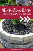 Image result for Red Lava Rock Landscaping