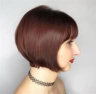 Image result for Short Graduated Bob with Bangs