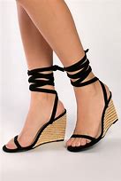 Image result for Wedge Heels Lace Up