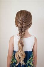 Image result for Fishtail Braid with Bangs