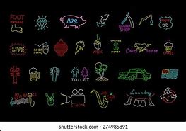 Image result for Retro Neon Signage