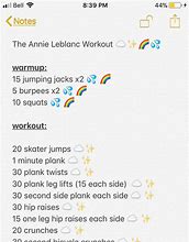 Image result for Annie LeBlanc Workout Routine