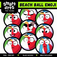 Image result for Beach Ball Emoji