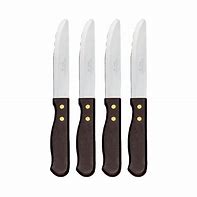 Image result for Steak Knife Black Handle