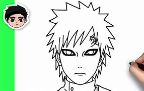 Image result for Naruto Gaara Draw Full Face