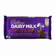 Image result for Fruit and Nut Chocolate Cadbury