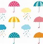 Image result for Heavy Rain and Umbrella Clip Art