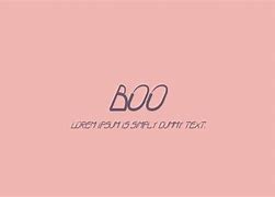 Image result for Boo Font